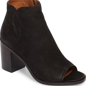 Frye Danica Peep Toe Booties Size 10 EUC